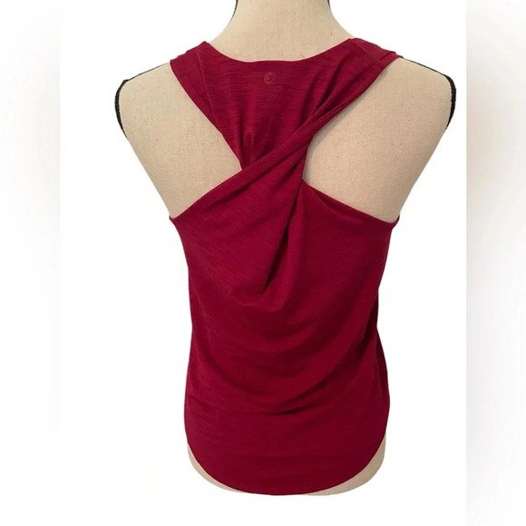 Calia Carrie Underwood Twisted Back Scoop Neck Front Workout Tank Top EUC XS - Picture 1 of 9
